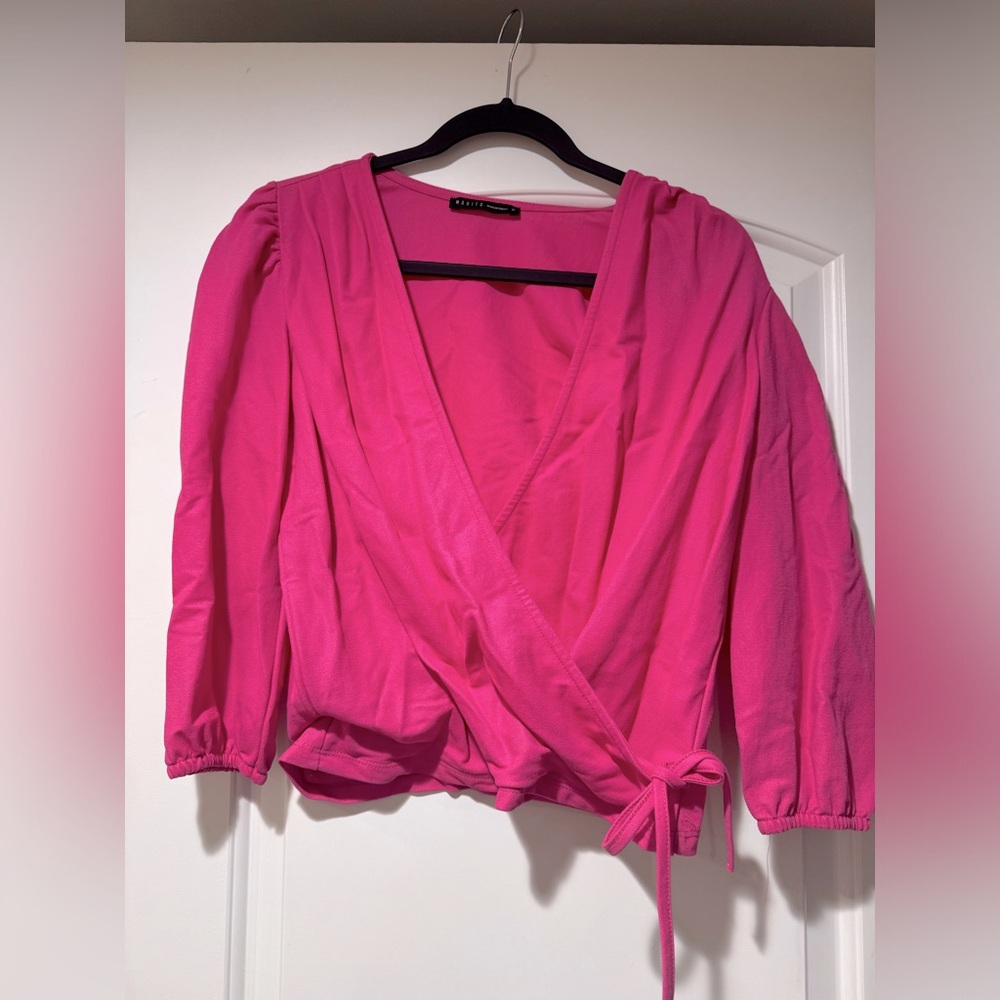Mohito pink long sleeve top size S